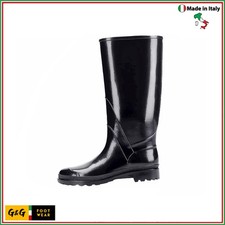 G&G Balilla Stivali da Pioggia Donna in Polivinilcloruro (PVC) Nero