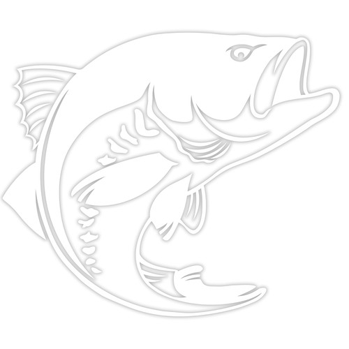 Adesivo pesce 6x20 7cm - adesivo, 24,6x20,7cm