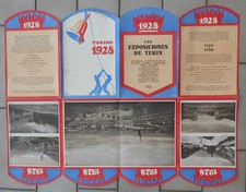 GOLIA EUGENIO COLMO COPERTINA PER DEPLIANT PER L' ESPOSIZIONE DI TORINO DEL 1928