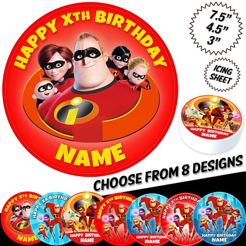 Incredibili cake topper - incredibili,
