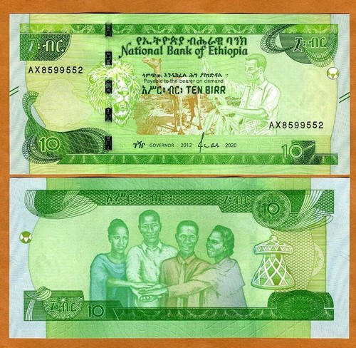 Etiopia birr 2020 p - etiopia,, birr,