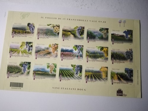 Italia foglietto vini - italia:foglietto, "vini