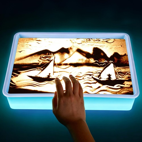 Sand painting light box - painting,