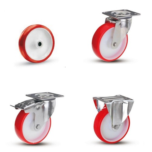Ruota supporto acciaio inox - ruota, in