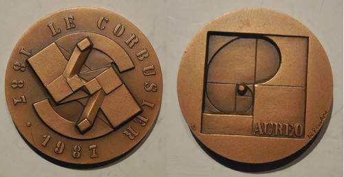 Medaglia corbusier 1887 - medaglia,