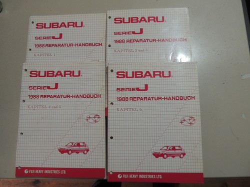 Subaru justy 2l gl glii - 1.0l, 1.2l