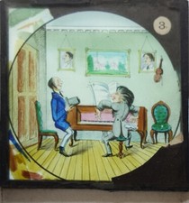 Antique Magic Lantern Slides