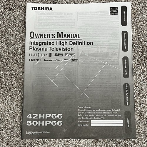 Manuale proprietario toshiba - manuale,