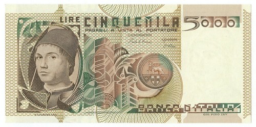 5000 lire ritratto uomo - 5000,