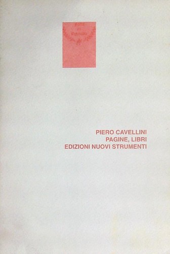 Pagine libri cavellini piero - cavellini,