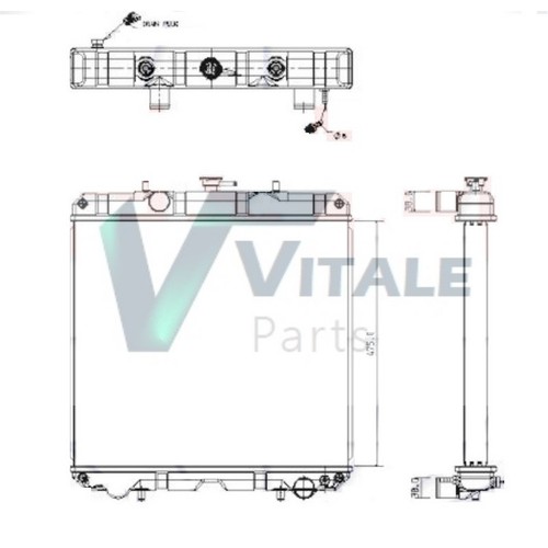 Radiateur eau yanmar - eau, 55
