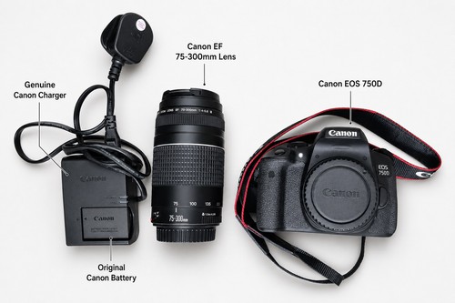 Pacchetto fotocamera reflex