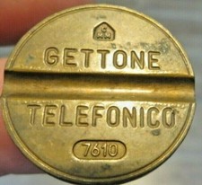 Gettone telefonico telefono - gettone,