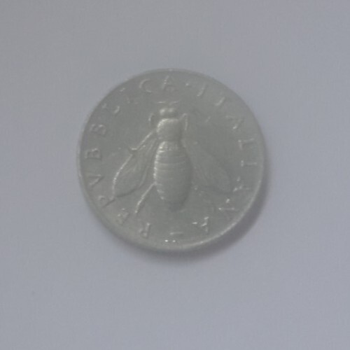 Errore conio moneta lire - conio, 2