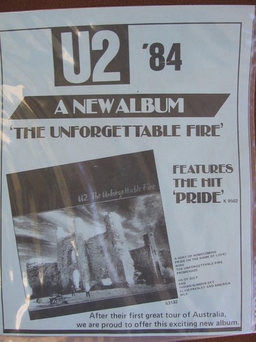 The unforgettable fire - u2,