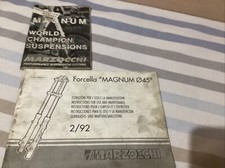 Marzocchi Magnum Forcella Manuali Uso Manutenzione Italian French English Spanis