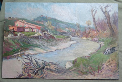 Quadro antico dipinto olio - antico,