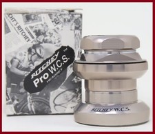 NOS NUOVO CON SCATOLA RITCHEY LOGIC WCS 1+1/8 POLLICI CUFFIA MTB TANGE FILETTATA ANNI 90 VINTAGE VECCHIO