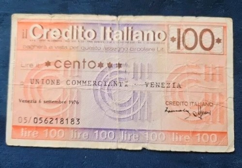 Banconota 100 lire rara - , italia