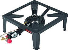 FORNELLONE A GAS GPL CERTIFICATO A NORMA CON TERMOCOPPIA SICUREZZA + PIEZO 40x40