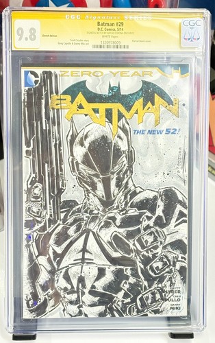 Batman cgc 9 8 - ss, schizzo