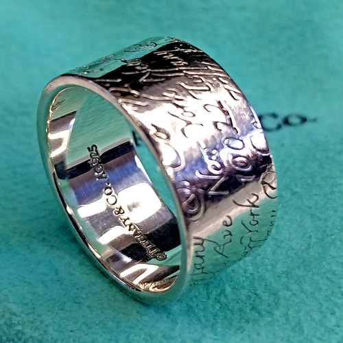 Anello tiffany co fascia - &,