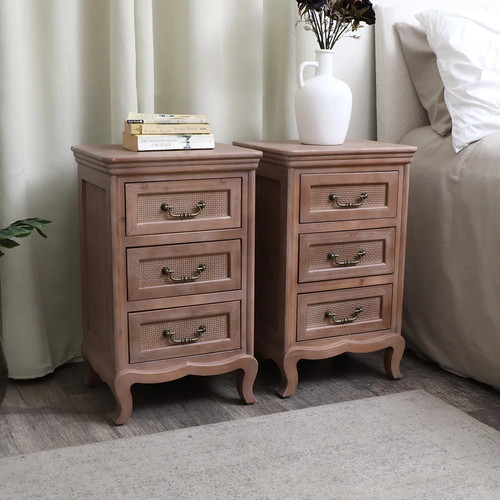 Coppia comodini legno - in,