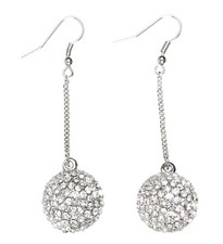 Orecchini sfera strass - sfera,