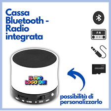 MINI CASSA PORTATILE BLUETOOTH AMPLIFICATA ALTOPARLANTE SPEAKER WIFI E RADIO FM