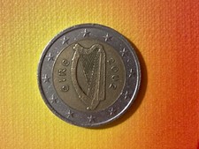 MONETA 2 EURO RARA IRLANDA-