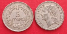 ?? FRANCIA ?? COIN MONETA 5 FRANCS 1947 POST WWII - PRE EURO