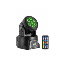 TESTE MOBILI Led Mini WASH RGBW DMX con telecomando luci suoni