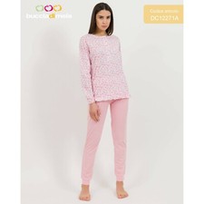 Pigiama serafino donna manica