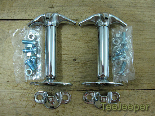 Kit chiusure cappa cromate - kit,