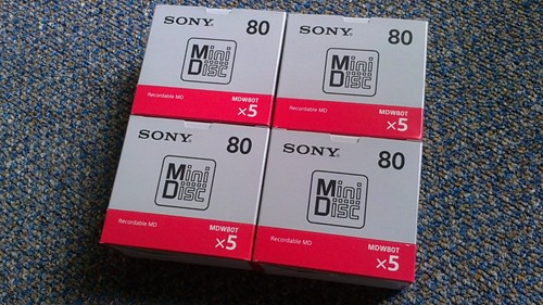 Minidisc sony recordable - sony,