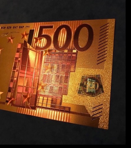 €500 note with certificate