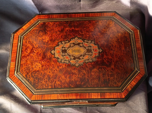 Ancien grand coffret loupe - ancien, en