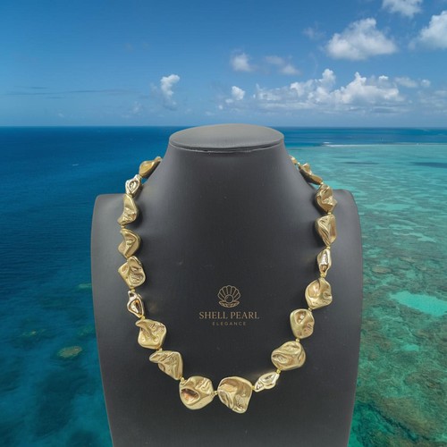 Collana perle conchiglia - perle,