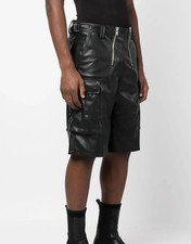Pantaloncini cargo uomo neri
