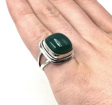 Anello in argento 925 onice