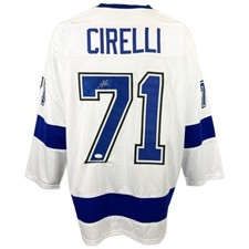 Anthony Cirelli autographed signed jersey Tampa Bay Lightning JSA COA