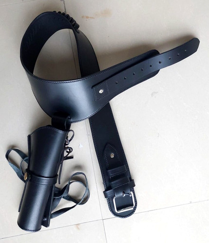 Fondina pistola cintura pelle