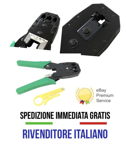 Pinza crimpatrice plug rj45 - plug, /