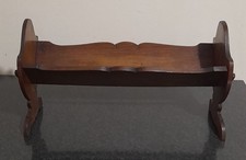 Mensola da terra in legno antico – Porta riviste libri vintage Arredo D Epoca