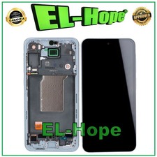 DISPLAY TOUCH LCD TFT FRAME PER SAMSUNG GALAXY A55 5G SM-A556 A556B VETRO BIANCO