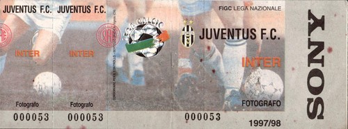Biglietto stadio juventus - biglietto, f.c