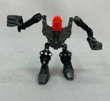 ACTION FIGURE LEGO BIONICLE COLORE GRIGIO E NERO ALTEZZA 16 CM GIOCATTOLI