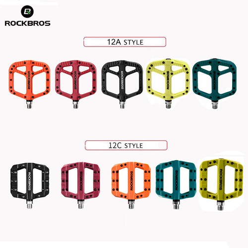 Rockbros mtb pedali nylon bici - rockbros,