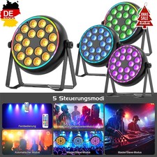 4x 4IN1 RGBW 18LED par faretto