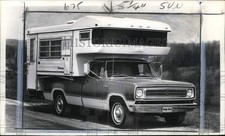 1972 Press Photo Dodge Camper